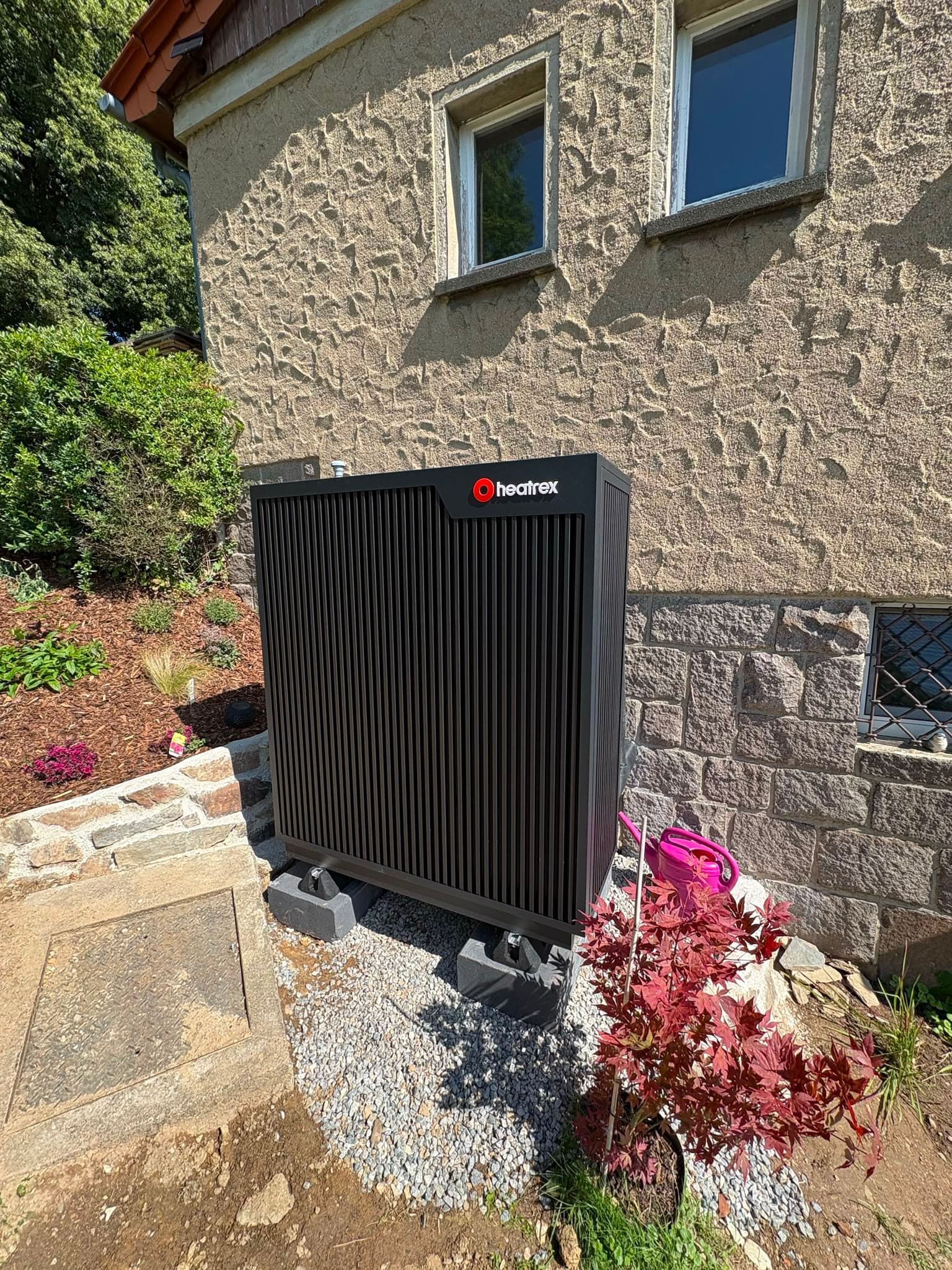 Außeneinheit einer Wärmepumpe